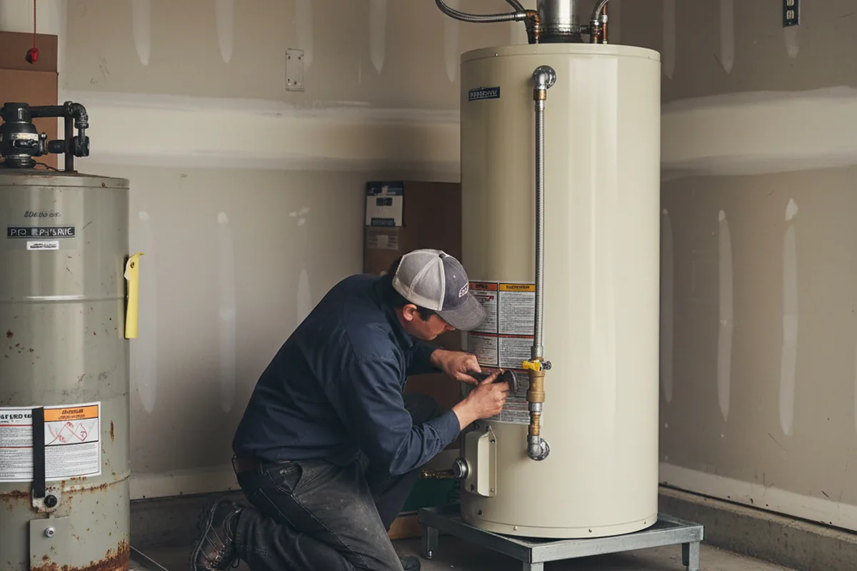 Water heater and shutoff valve replacement in Beverly Hills