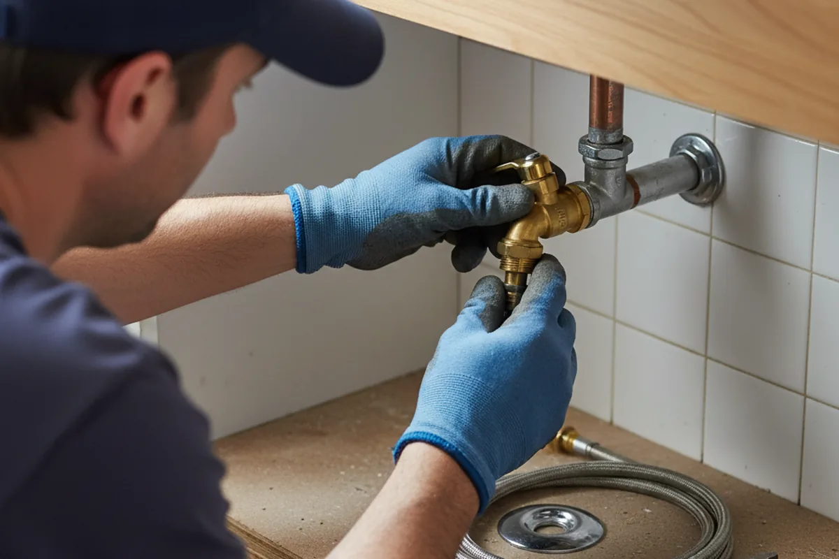 Shutoff valve and fitting work during Emergency Plumbing in Beverly Hills